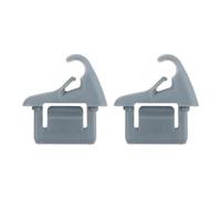 NSNGPAFACZ Crochet de support pare-soleil voiture gauche droite, 2 pièces, suspension MR654343 Compatible for Mitsubishi ASX Outlander Lancer EVO 10 Fixations et clips automobiles