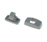NSNGPAFACZ Support de crochets for pare-soleil avant gris, 2 pièces, Compatible for Skoda Fabia Octavia Superb, pièce rechange numéro 3B0857561B Fixations et clips automobiles