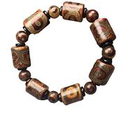 NSNYDNZ Bracelet, Bracelets de Perles, Bracelet Tendance en Perles d'agate Naturelle dzi for Hommes et Femmes