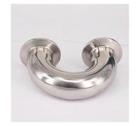 NSPKZXTTGF 25mm O/D Fits Ferrule O/D 50.5mm 304 Stainless Steel Ferrule 180 Degree Elbow Pipe Fitting
