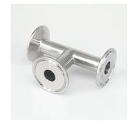 NSPKZXTTGF Tube O/D 25mm Tri Clamp 1.5" Ferrule Tee 304 Stainless Steel Connector Pipe Fitting