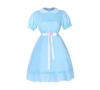 NSPSTT Costume de jumeaux pour adulte, inspiré de l'horreur, robe de sœur jumelle effrayante pour Halloween, couleur unie, taille M
