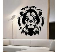 NSRJDSYT Tête de Lion Stickers muraux décor à la Maison Animaux Amovibles Stickers muraux Vinyle Art peintures murales Salon Enfants Chambre décoration 99x88cm