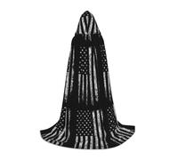 Nssbvnm Cape à capuche unisexe avec imprimé camouflage américain pour cosplay, festival, célébration, carnaval, tenue médiévale
