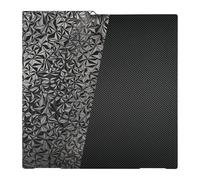 Nssnlur Kobra 3 Max Plaque de pression 430x430mm, Smooth Diamond PEO+Carbon Fiber PET Spring Steel Plaque de construction flexible pour Anycubic Kobra 3 Max, Kobra 3 Max Combo Imprimantes 3D