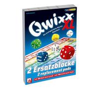 NSV Qwixx 4021 Lot de 2 Blocs de Scores supplémentaires (2 x 80 fiches) Format XL Jeu de dés (Version Allemande)