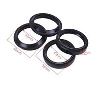 NSWPJTJVU Joint d'huile de Fourche 43x53x9 5 et 43x53 Couverture de poussière Lèche Compatible avec 85 105 125 200 250 300 350 390 400 640 Modèles(Oil Seal Dust Seal)