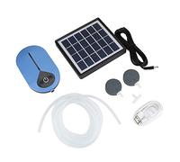 NSXAYIWE Aerator Solaire étang avec Pompe à air, 3 Modes (24h / 48h / 96h) Pompes étanges solaires pour étangs extérieurs, bulleur d'étang à 3600mA