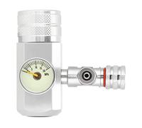 NSXAYIWE Aquarium CO2 Regulator, Kit d'aquarium CO2 avec solénoïde DC, Grand système d'aquarium CO2 (Petite Table Unique G5 / 8 sans registre de Bulles)