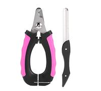 NSXAYIWE Dog Nail Clippers, Large Water Drop Shape Pet Nail Clipper, Grooming Pet Nail Clipper with Nail File Professional for Dogs Cats