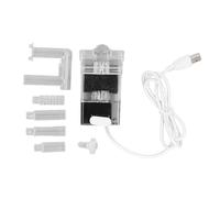 NSXAYIWE Filtre d'aquarium Filtration Efficace Filtre Suspendu pour Aquarium Mince Fonctionnement Silencieux à Courant réglable pour réservoirs de Poissons d'eau Douce