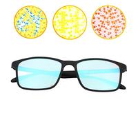 NSXAYIWE Lunettes Daltonien,Intérieur Extérieur Lunette Pour Daltoniens Avec Étui ,Lunettes Correctrices Pour Femmes et Hommes,Correction Rouge-Vert , Pratique et Élégant