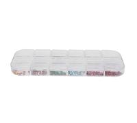 NSXAYIWE Nail Art strass décorations d'ongles 12 couleurs décorations de manucure cristaux d'ongles pour Salon de manucure