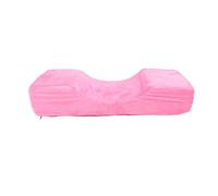 NSXAYIWE Oreiller pour extensions de cils, oreiller d'extensions de cils en mousse à mémoire de forme pour le soutien du cou et du dos, oreiller de lit pour cils avec poches pour (Carmin)
