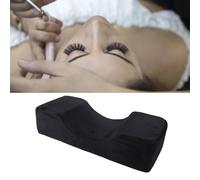 NSXAYIWE Oreiller pour extensions de cils, oreiller en mousse à mémoire de forme pour extensions de cils, soutien du cou et du dos, oreiller de lit avec poches pour outils de