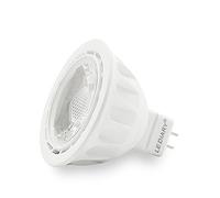 NSXDCVKBJ Fengyan Lighting Ampoule de projecteur LED MR16 5W AC220V, boîtier PC blanc, lampe à Angle de faisceau de 35 degrés, 1 paquet(Warm White)