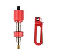NSXVIF Ensemble de Repose-flèche Magnétique et de Coussin à Piston pour Tir à l'arc, Accessoires de Chasse Réglables, pour Arcs Classiques et Arcs Longs (droitiers et Gauchers)(Red)