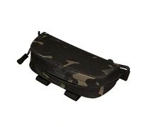 NSXVIF Étui Tactique et Portable pour Lunettes de Soleil Avec Système MOLLE, Étui de Transport Antichoc à Clapet, pour le Quotidien le Vélo le Camping et la Randonnée(BKMC)