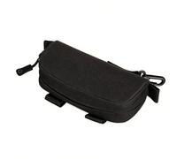 NSXVIF Étui Tactique et Portable pour Lunettes de Soleil Avec Système MOLLE, Étui de Transport Antichoc à Clapet, pour le Quotidien le Vélo le Camping et la Randonnée(Black)