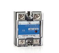 NSZVYJFBQ CG 10A 25A 40A DA monophasé contrôle CC dissipateur de Chaleur ca 220V à 3-32VDC SSR-10DA 25DA 40DA Couvercle en Plastique Relais à Semi-conducteurs 1 pièces(10DA)