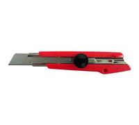 NT Cutter Olfa – Cutter universel L-500 P Rouge – Lame sécable 18 mm, molette, aide à la rupture