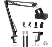 NT-USB+ Bras Micro-Support Micro Réglable,Pied Micro Bureau pour Rode NT-USB NT-USB+ Micro,Perche Micro avec Microphone Tube de Fixation pour Rode NT-USB Mini pour Jeux Streaming par.[J740]