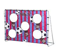 NT7788 BUT DE FOOTBALL 2 EN 1 AVEC FILET ET PANNEAU DE CIBLE NILS