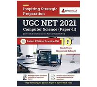 Nta Ugc Net/Jrf Computer Science Book 2023 - Concerned Subject