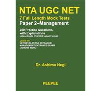 NTA UGC NET/SET/SLET/PhD | 7 Full Length Mock Tests |Paper 2- Management