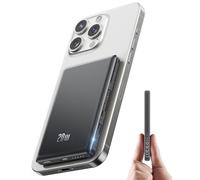 Ntaanoo Batterie Externe avec Mag-Safe Magnetique, Compacte 5000mAh 20W Power Bank Charge Rapide USB C, Induction Portable sans Fil Petite Powerbank pour iPhone 16/15/14/12 Plus Pro Max Serie