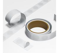 NTAG215 Lot de 100 autocollants NFC NTAG 215 compatibles avec Amiibo TagMo avec mémoire de 504 octets, fonctionne avec tous les téléphones compatibles NFC (rond)