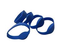 Ntag215 Lot de 5 bracelets étanches NFC Tag Ntag215 Business Key - 13,56 MHz - Compatible avec TagMo et appareils compatibles NFC (bleu)