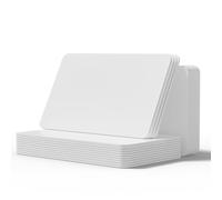 NTAG215 Lot de 50 cartes NFC en PVC programmables également compatibles avec tous les smartphones et appareils NFC vierges NFC Blanc