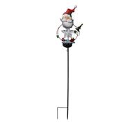 Ntale - Lumière de Noël - 80 x 13 x 10 cm - Père Noël pour jardins et pelouses - Éclairage d'ambiance à LED - Piquets de terrasse résistants aux intempéries - Décoration d'extérieur