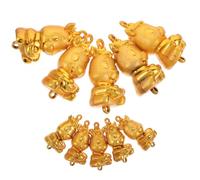 NTALJC 10 pièces pendentifs à suspendre en forme de cheval du zodiaque chinois breloques Feng Shui pour la fête du printemps bonsaï et décorations de collier avec un savoir-faire détaillé