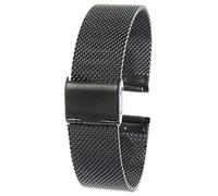 NTALJC 12 mm / 14 mm / 16 mm / 18 mm / 20 mm / 22 mm / 24 mm Braceuse en acier bracelet Bracelet Band Bandle de bande (Couleur: Rose Gold, taille: 24 mm) (Gold 18 mm)