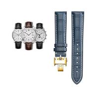 NTALJC 18 19 20 21 22 mm Bandoublon de montre de veau authentique pour Master L2 L3 L4 L2.628 L2.673 Bracelet de sangle de montre en cuir à choux