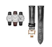 NTALJC 18 19 20 21 22 mm Bandoublon de montre de veau authentique pour Master L2 L3 L4 L2.628 L2.673 Bracelet de sangle de montre en cuir à choux