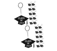 NTALJC 22pcs Course de porte-clés de graduation pour la classe de charmes élégants pour les sacs et les clés de la fête de remise des diplômes fournit des poids légers