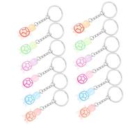 NTALJC 24pcs Télecteur de tortue lumineuse Charms Charmes de la clés d'animaux de mer mignons en couleurs durables pour les sacs à main et