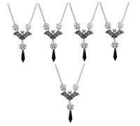 NTALJC 5pcs Punk Helix Bijoux Bat Bat Charme Halloween Caractéristique Accessoire