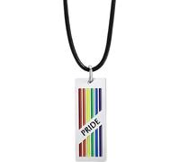 NTALJC 925 Sterlingtrans pour unisexe, arc-en-ciel gay lesbien lgbt drapeaux de fierté gay, collier bisexuel, collier transgenre, double Venus Holiday