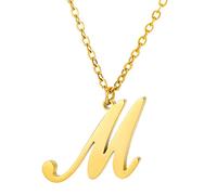 NTALJC A à z en acier inoxydable avec des lettres anglaises Melon Button Men (J, une taille)