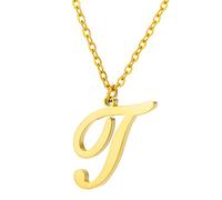 NTALJC A à z en acier inoxydable avec des lettres anglaises Melon Button Men (J, une taille)