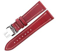 NTALJC Bandle de montre de sangle de montre en cuir 18 20 22 24 mm Femmes Men d'accessoires de ceinture authentiques