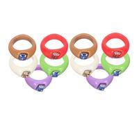 NTALJC Big Diamond Ring Spoon Empilable Fidget Teen Handmade Toe Rings For Women Jewelry Sizer Door Sonne de grande taille pour femmes Anneaux de fabrication de boucles