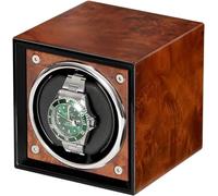 NTALJC Boîte à Enrouler des enroulers de Montre - Mini Montres Simples Shaker Shaker Wood Watch Rangement Box ménage mécanique Place Rotation Plateau Dispositif d'enroulement Dispositif de Montre