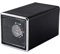 NTALJC Boîte à Enrouler des enrouleurs - Morticolore mécanique Montre Automatique Boîte à Enrouler Couvercle Ouverte Auto-Stop Single Watch Shaker Watch Range Affichage boîtier de Montre à la Maison