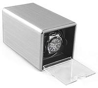 NTALJC Boîte d'enroulement Watch Winders - Mini 1 + 0 Boîte à Enrouleur de Montre Automatique Mélange Motor Motor Motor Rotator Turntable Winding Case Watch Rangement Affichage de Rangement Boîte de