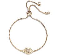 NTALJC Bracelet à charme d'éléphant pour femmes Bracelet de mode à chaîne de boîte zircon